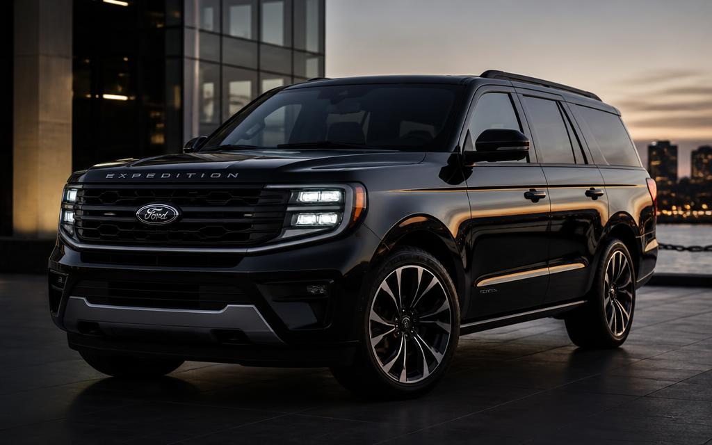 Black Ford Expedition for luxury transportation