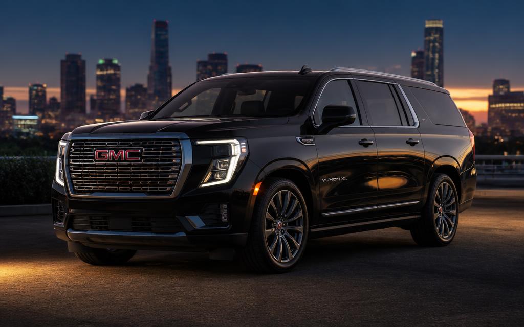 Black GMC Yukon XL for luxury transportation